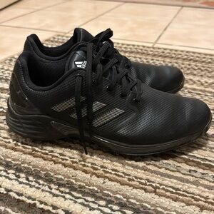 Slight used size 9.5 ZG21 Adidas Golf Shoes ‘Black Silver Metallic’
